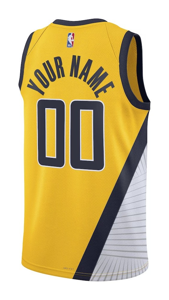 Indiana Pacers Swingman Statement Edition 23/24 Yellow Men's Tank Top