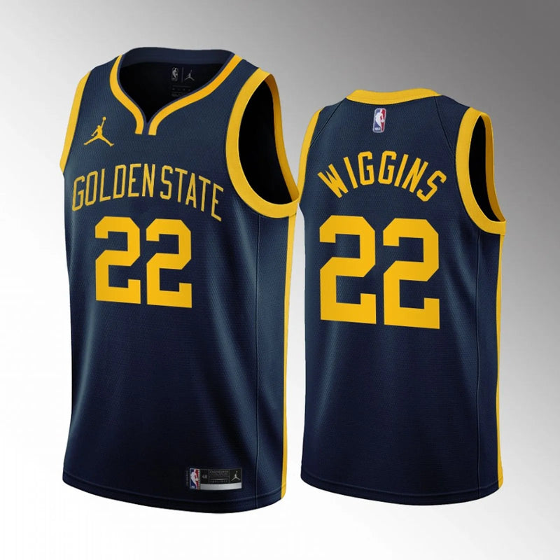 Regata Golden State Warriors Swingman Statement Edition 22/23 Azul Marinho Masculina