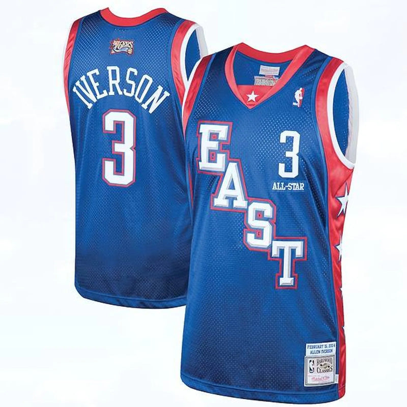 All-Star Game Mitchell &amp; Ness Hardwood Classics 2004 Blue Men's Tank Top