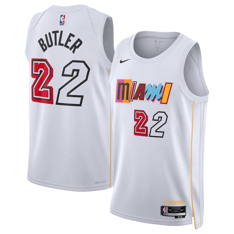 Miami Heat Swingman City Edition 22/23 Men's White Tank Top