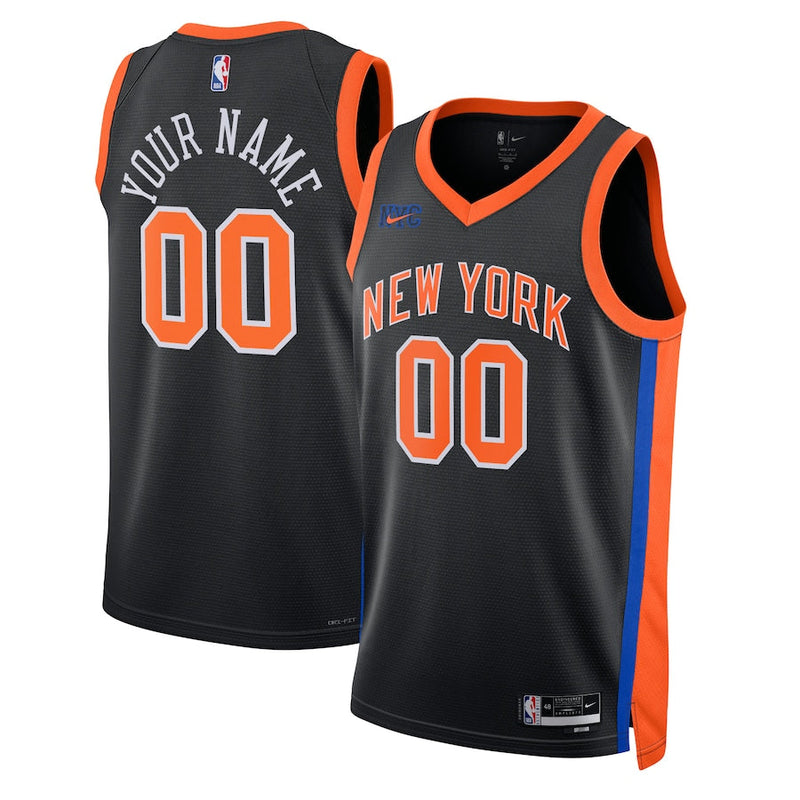 Regata New York Knicks Swingman City Edition 22/23 Preta Masculina