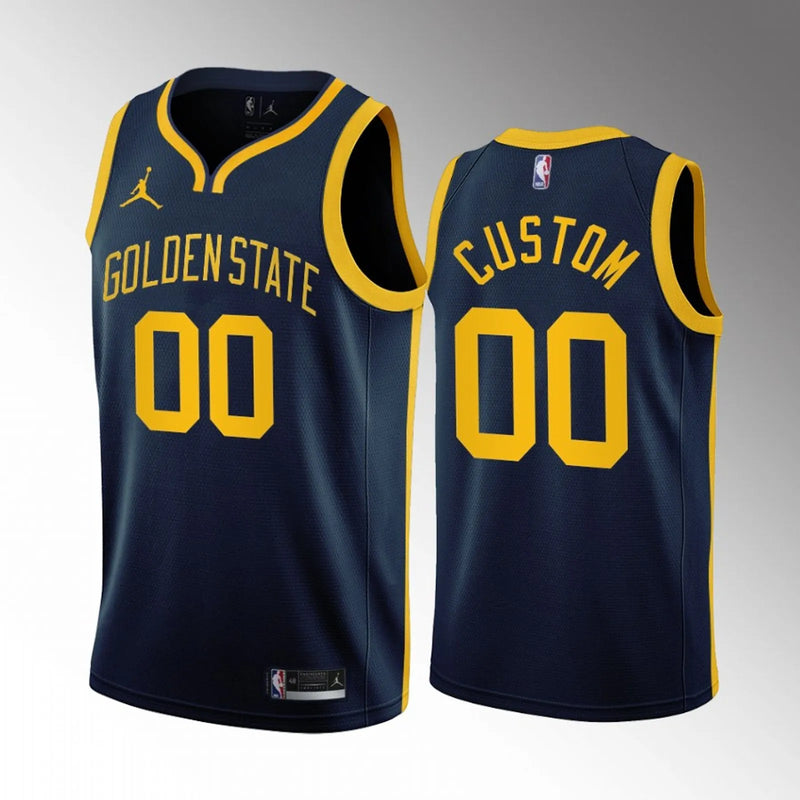 Regata Golden State Warriors Swingman Statement Edition 22/23 Azul Marinho Masculina