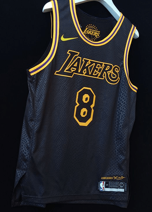 Regata Los Angeles Lakers Edição Black Mamba Authentic