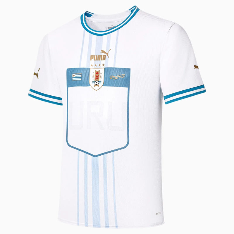 Men's Uruguay II World Cup 2022 White Shirt